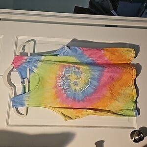 Make People Smile tie dye Tank Top